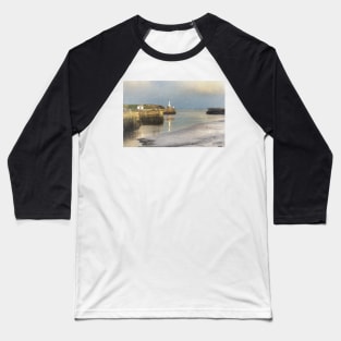 Maryport Harbour Entrance At Low Tide Baseball T-Shirt